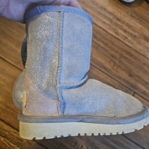 Toddler Size 7 Purple Glitter Uggs
